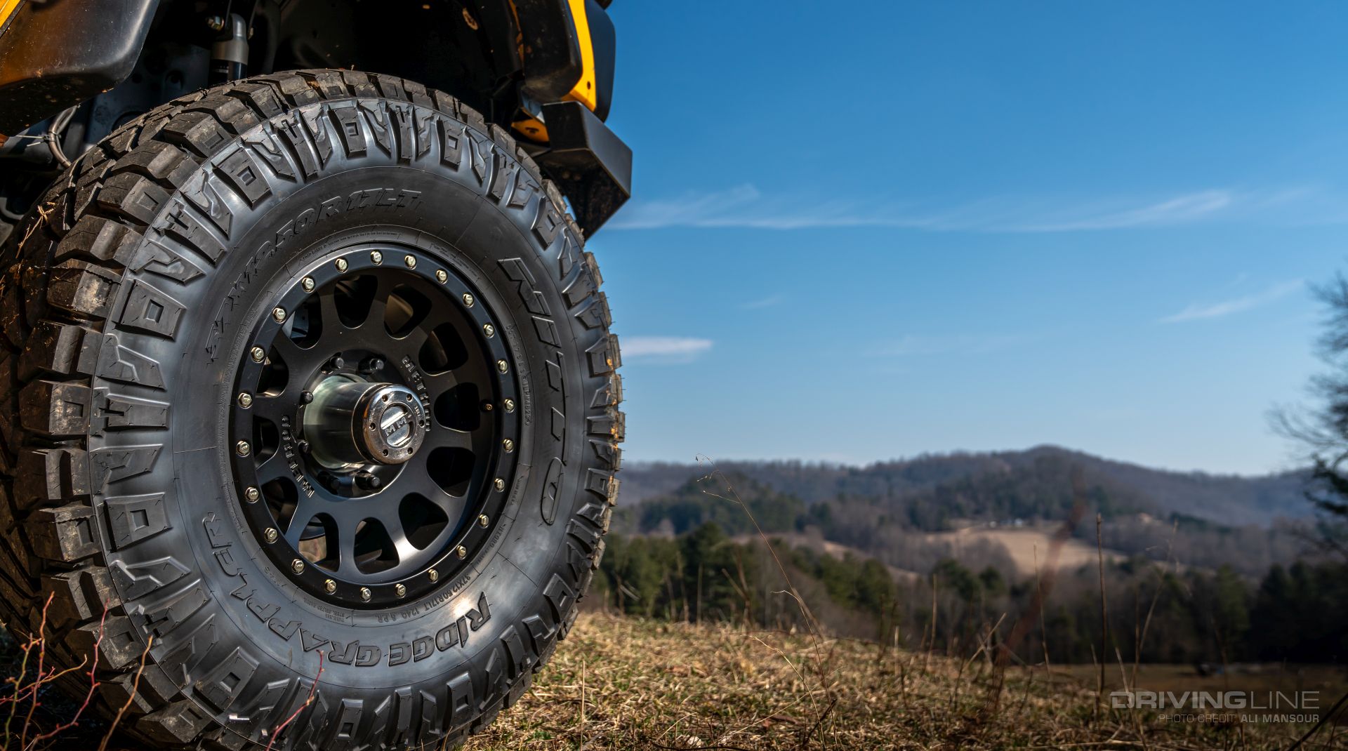Method 17x8.5 305 HD Wheel with 37 Nitto Ridge Grappler mountain overlook