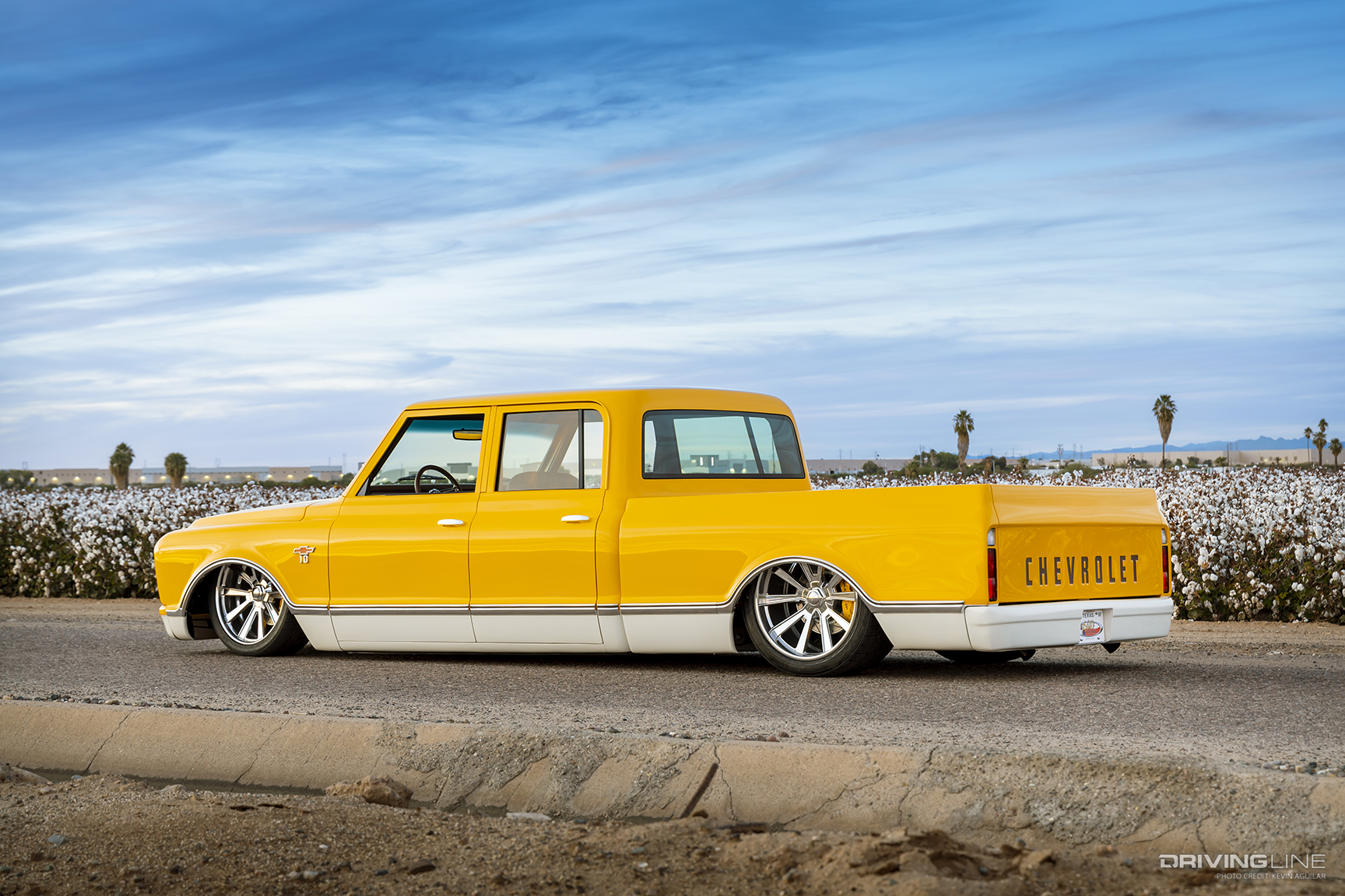 Rear of Bob Ward Jr. & Kelly Ward’s 1967 Chevy C10 Crew Cab