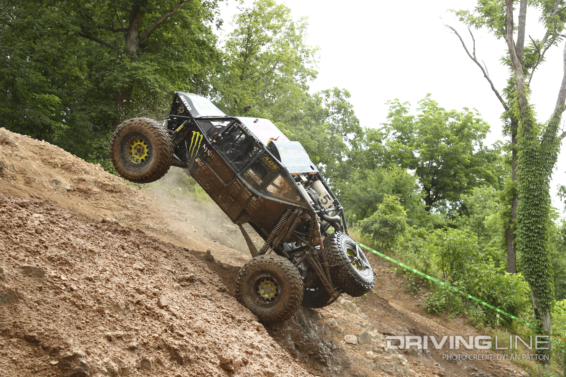 A huge run was needed to get up some of the hills at the 2023 Ultra4 4400 class Visions.