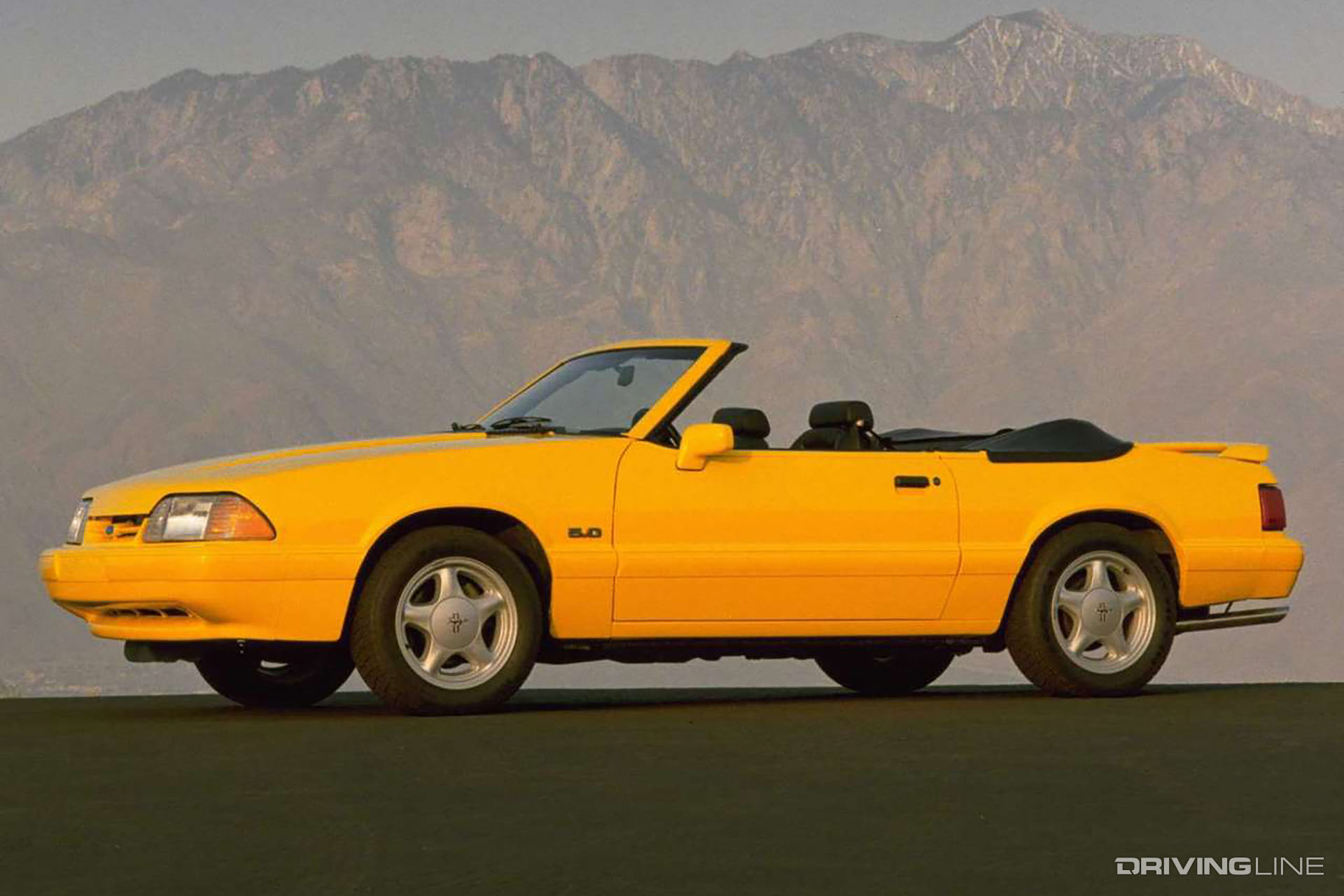 Ford Mustang 5.0 LX Yellow