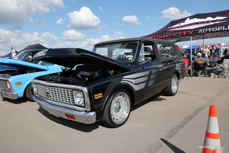 Bryan Baxter’s ’72 Chevy Blazer at ’23 C10 Nationals in Nashville, TN