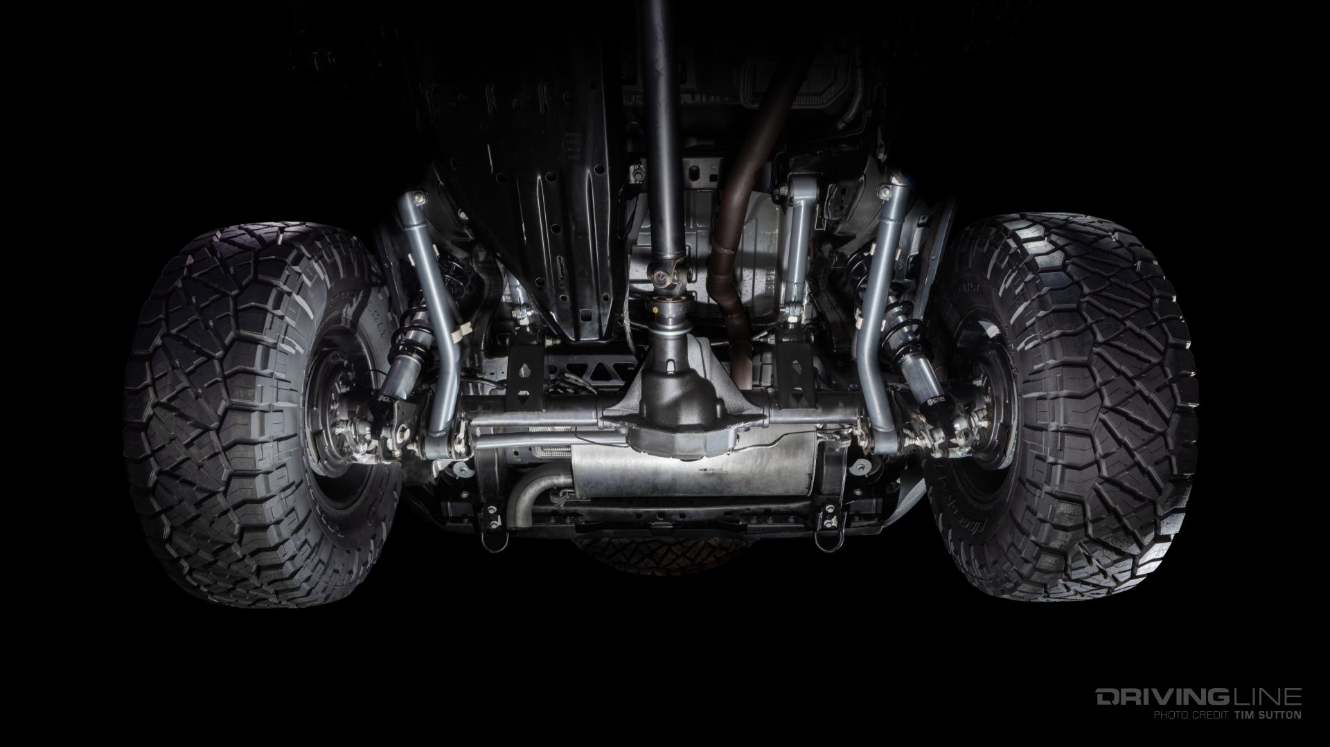 2021 Ford Bronco Dana 44 rear axle bottom view