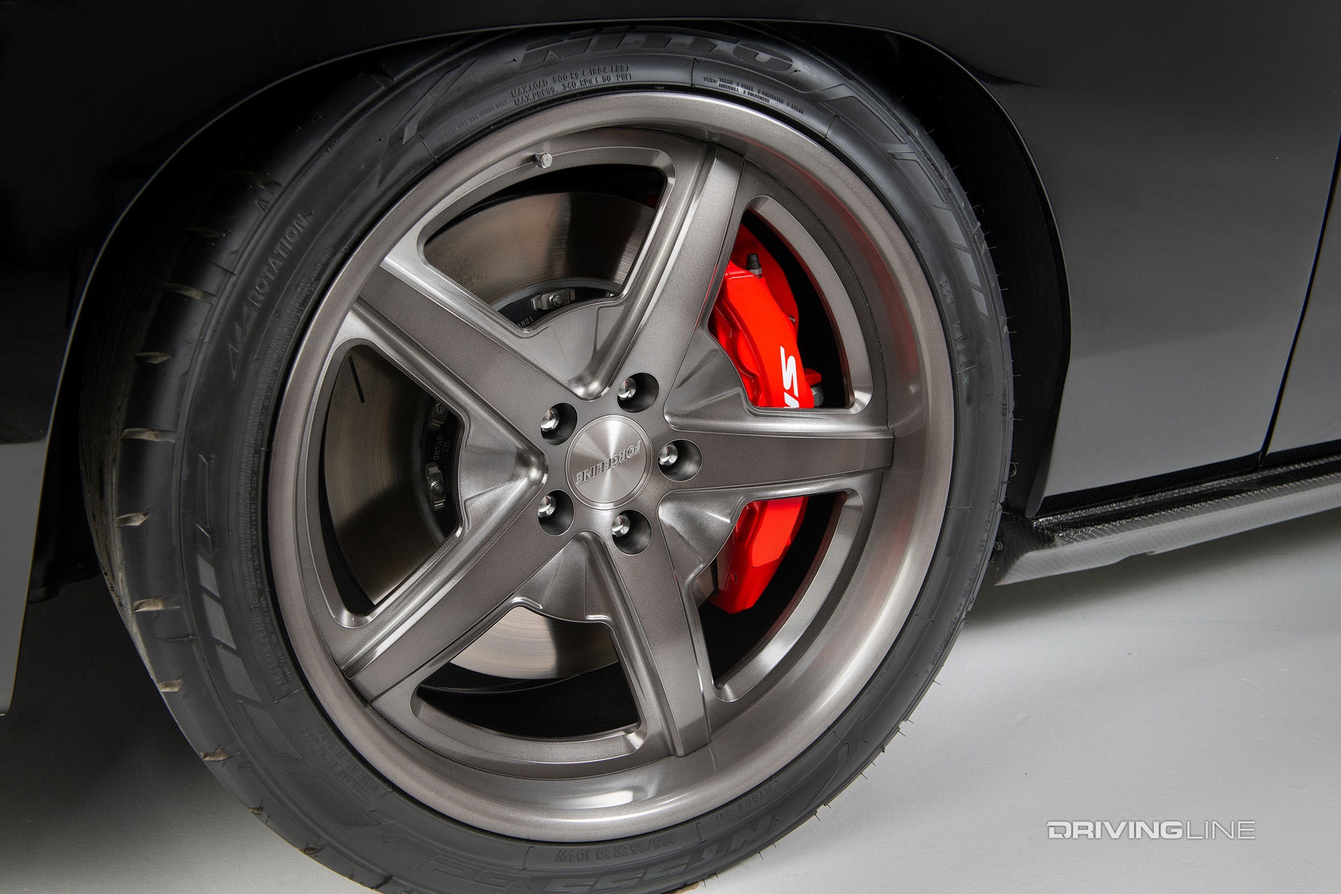 nitto nt555 g2 with brembo brakes in studio