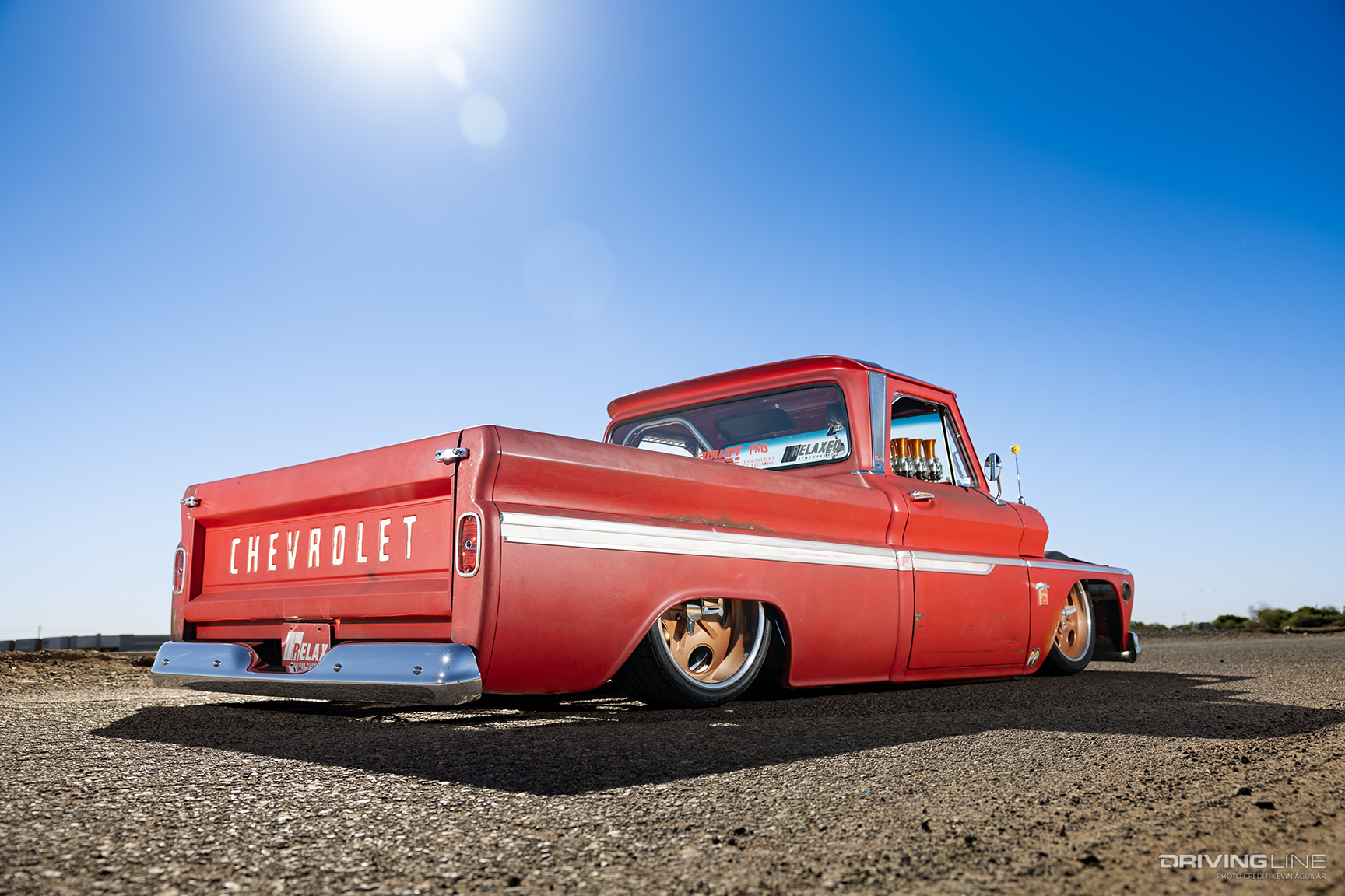 Rear of Dave Schneider's '65 Chevy C10