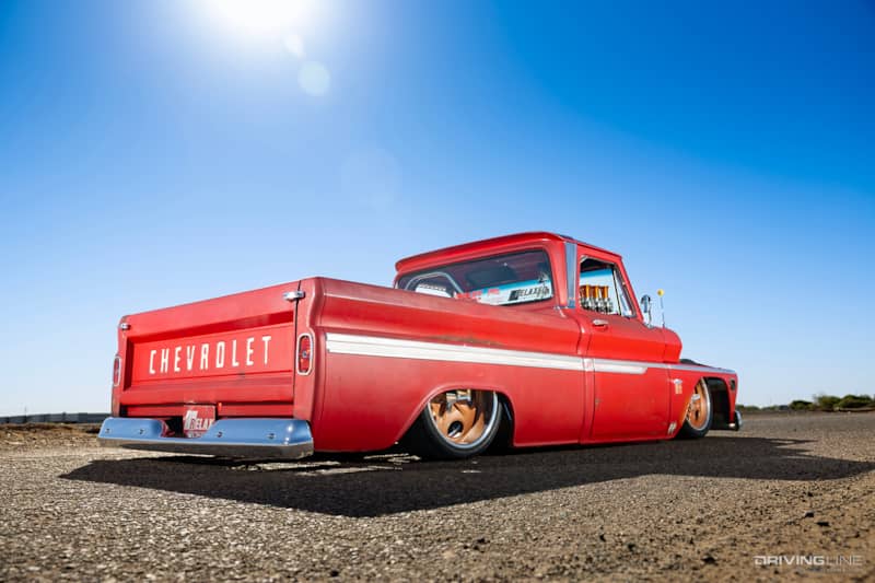 Rear of Dave Schneider's '65 Chevy C10