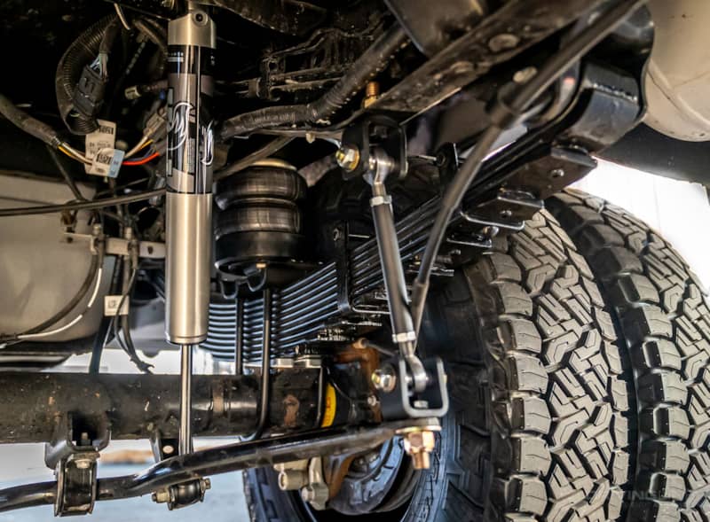 Ford E-350 4x4 RV dana 70 rear axle Ujoint offroad rear leaf springs and air bags