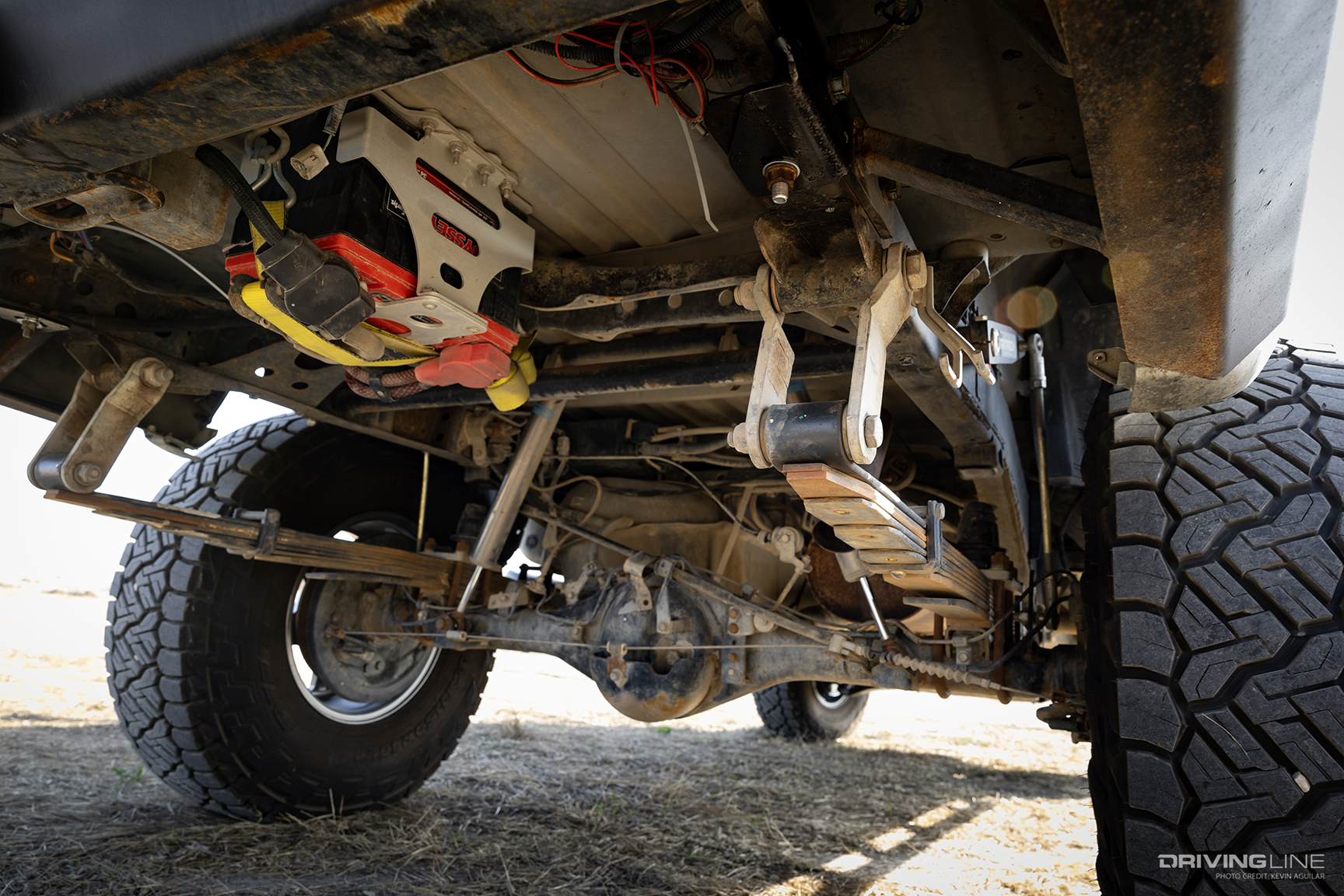 rear suspension of 2003 toyota tacoma for overlanding