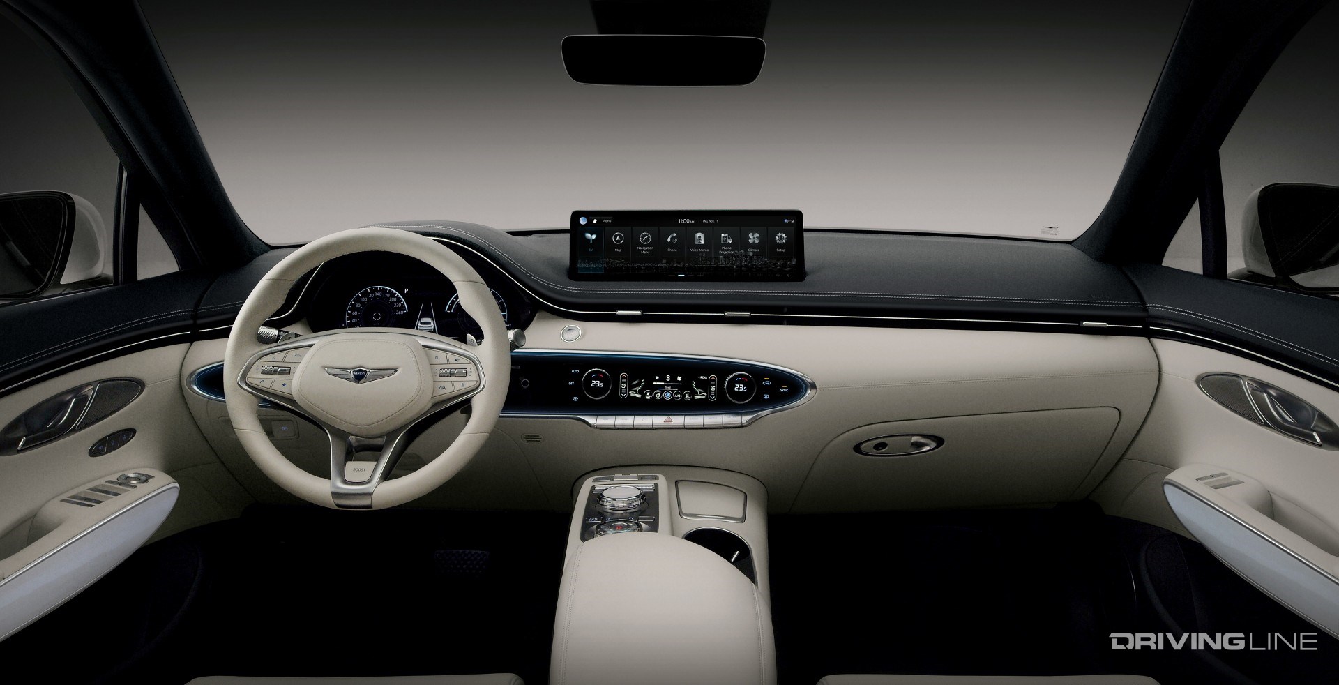 2023 Genesis Electrified GV70 interior dashboard