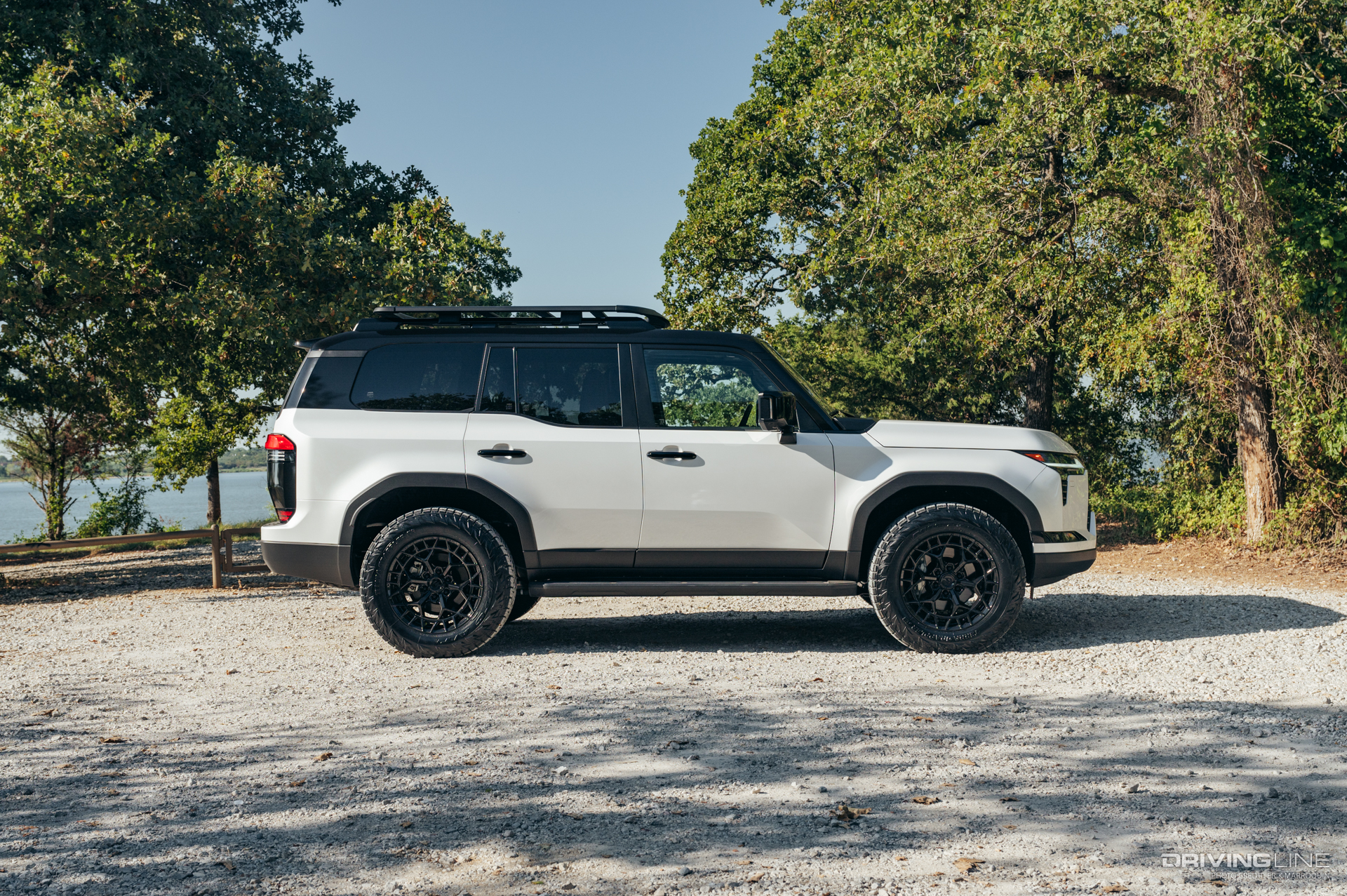 right side profile 2024 Lexus GX with Nitto Terra Grappler G3 tires