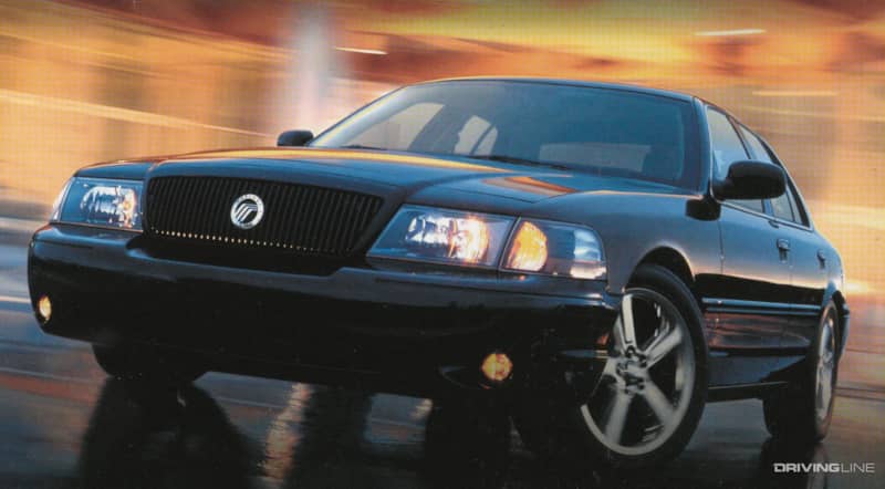 Black Mercury Marauder Front View