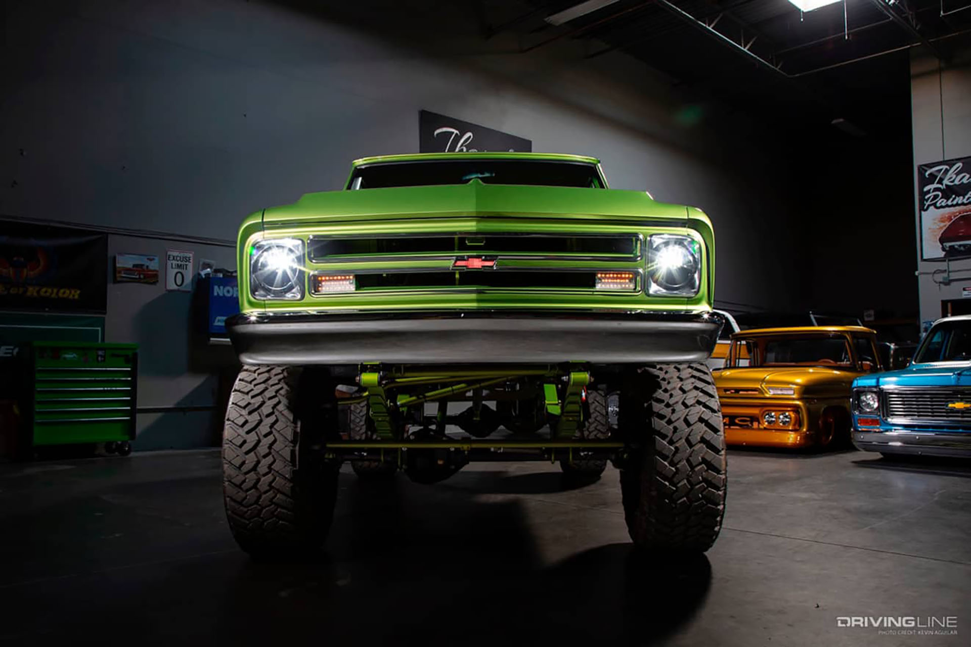 Lifted Chevy C10 Custom