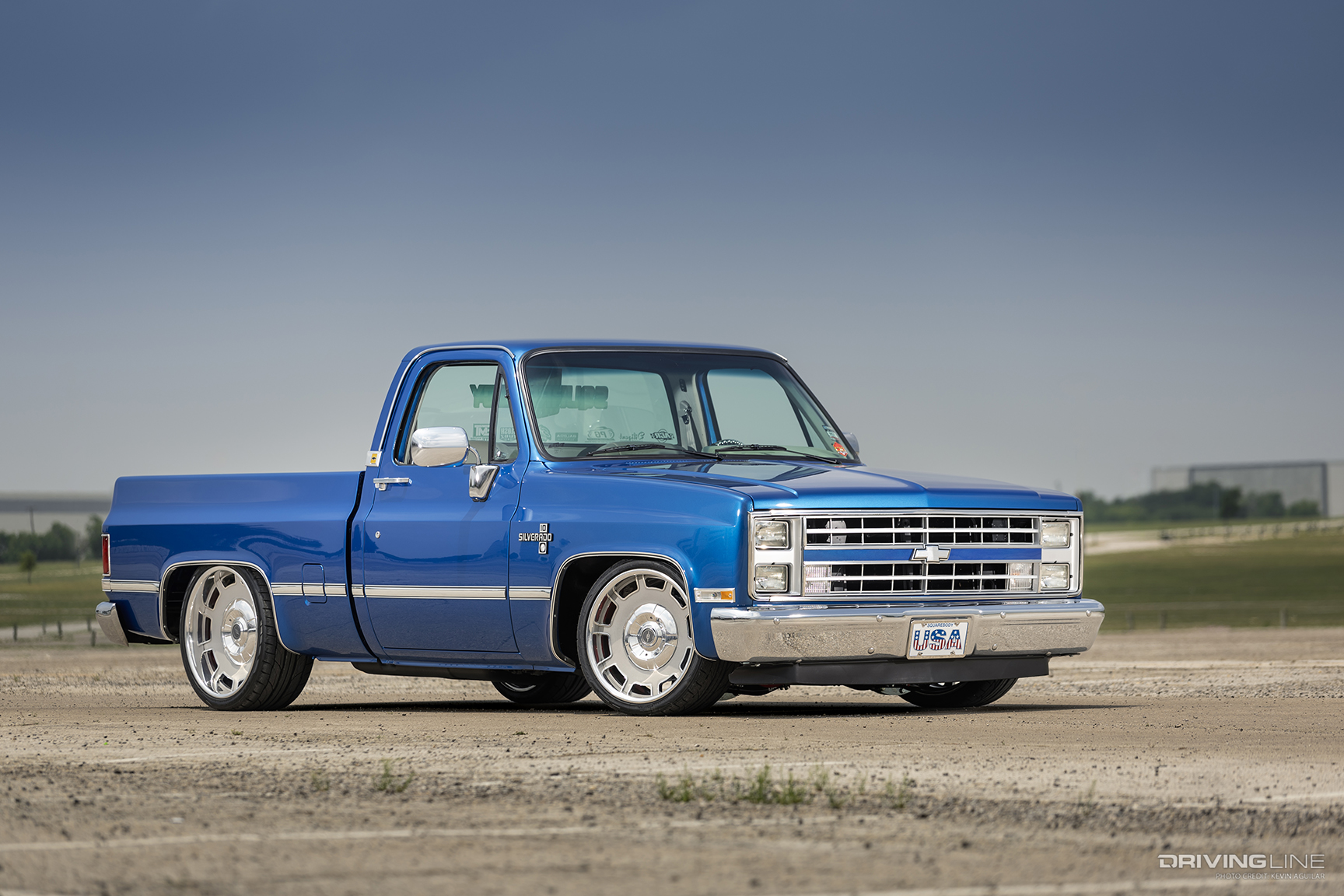 Front of Terry Hill's '87 Chevy R-10 Silverado