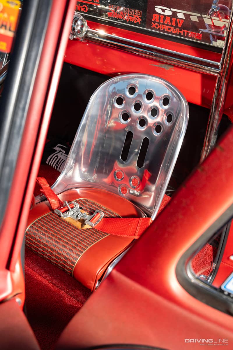 Bomber seats of Dave Schneider's '65 Chevy C10