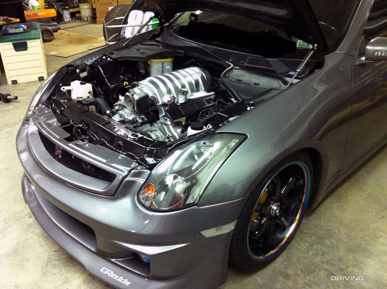 V8 engine in Infiniti G35