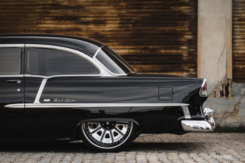 Bagged Chevrolet Bel-Air on Forgiato Wheels