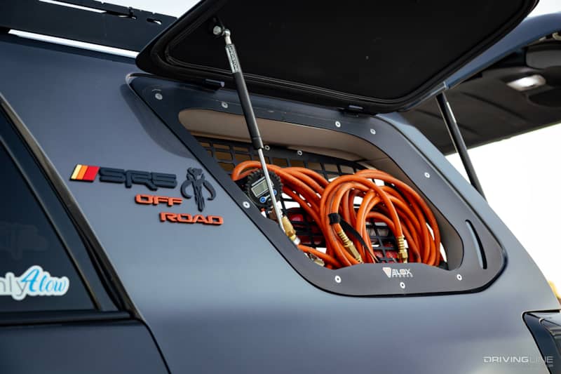 Rear Access Panel of Michael Devecchio's 2014 Toyota 4Runner on 38-inch Trail Grappler M/T Tires