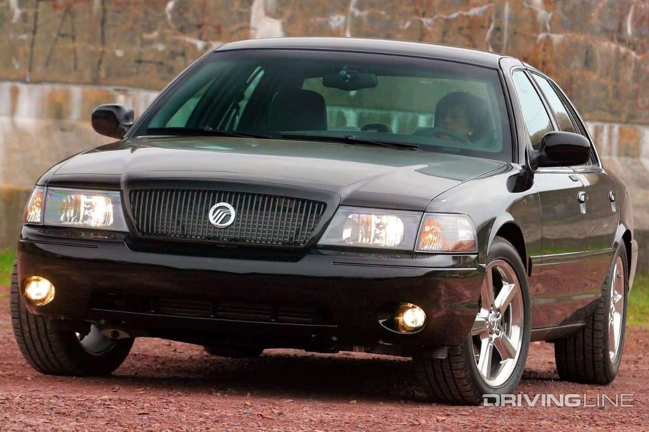 Mercury Marauder in motion front view